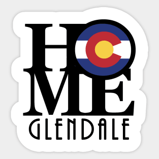 HOME Glendale Colorado Sticker